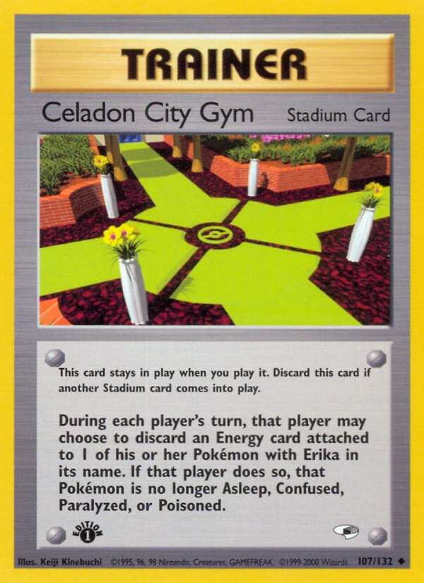 Celadon City Gym (107/132) [Gym Heroes 1st Edition] | North Game Den