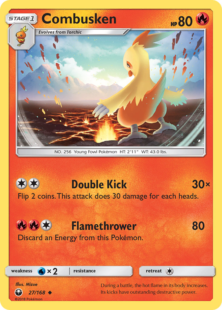 Combusken (27/168) [Sun & Moon: Celestial Storm] | North Game Den