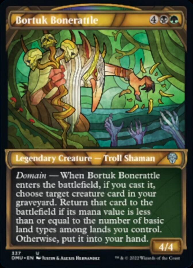 Bortuk Bonerattle (Showcase Textured) [Dominaria United] | North Game Den