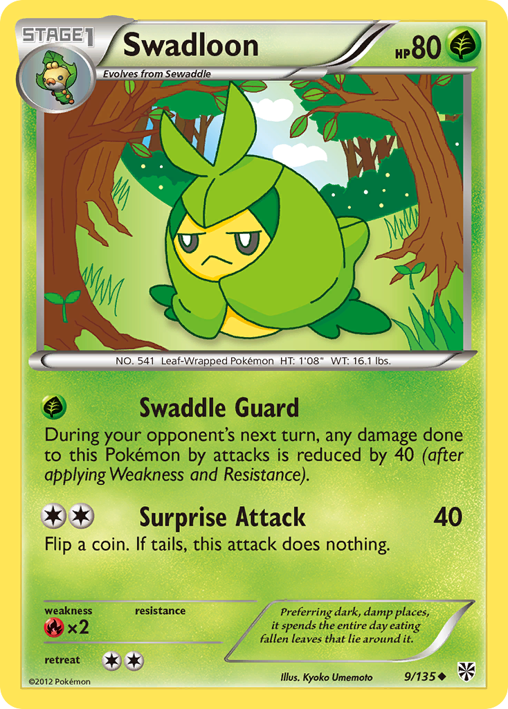 Swadloon (9/135) [Black & White: Plasma Storm] | North Game Den