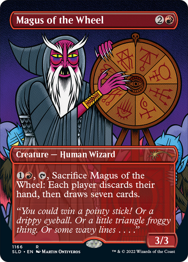 Magus of the Wheel (Borderless) [Secret Lair Drop Series] | North Game Den