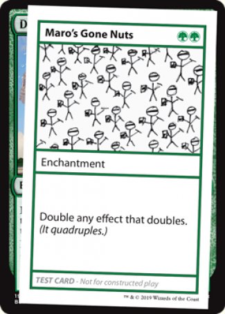 Maro's Gone Nuts (2021 Edition) [Mystery Booster Playtest Cards] | North Game Den