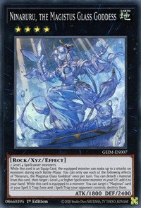 Ninaruru, the Magistus Glass Goddess [GEIM-EN007] Super Rare | North Game Den