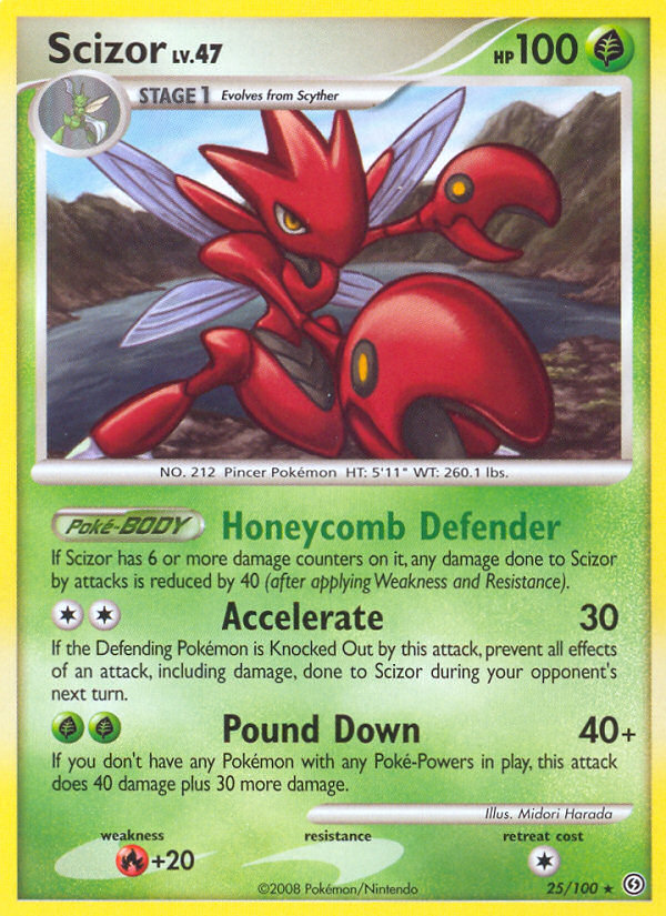 Scizor (25/100) [Diamond & Pearl: Stormfront] | North Game Den