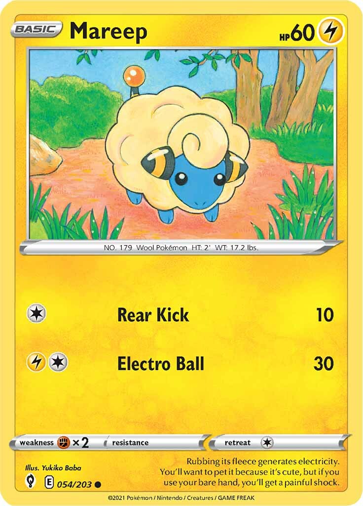 Mareep (054/203) [Sword & Shield: Evolving Skies] | North Game Den