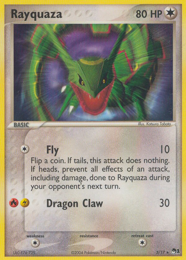 Rayquaza (3/17) [POP Series 1] | North Game Den