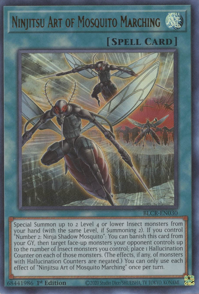 Ninjitsu Art of Mosquito Marching [BLCR-EN030] Ultra Rare | North Game Den