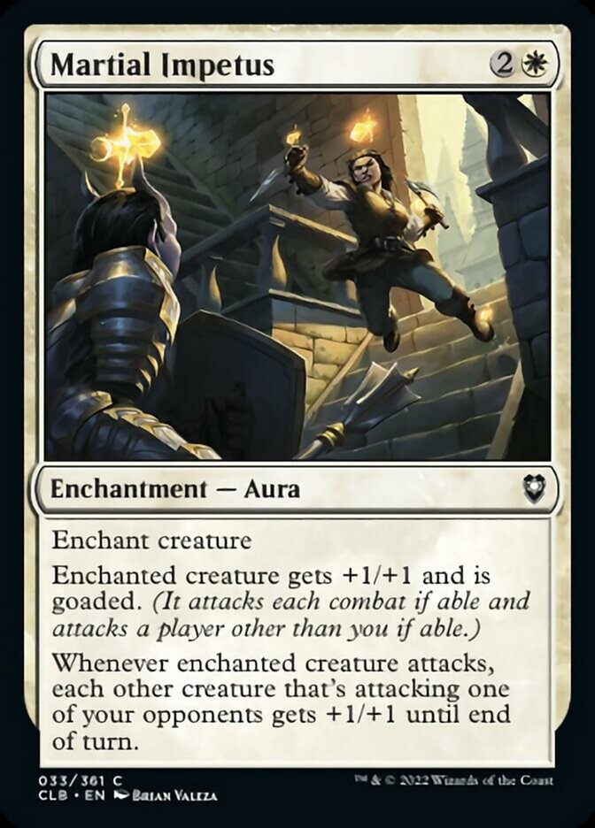 Martial Impetus [Commander Legends: Battle for Baldur's Gate] | North Game Den