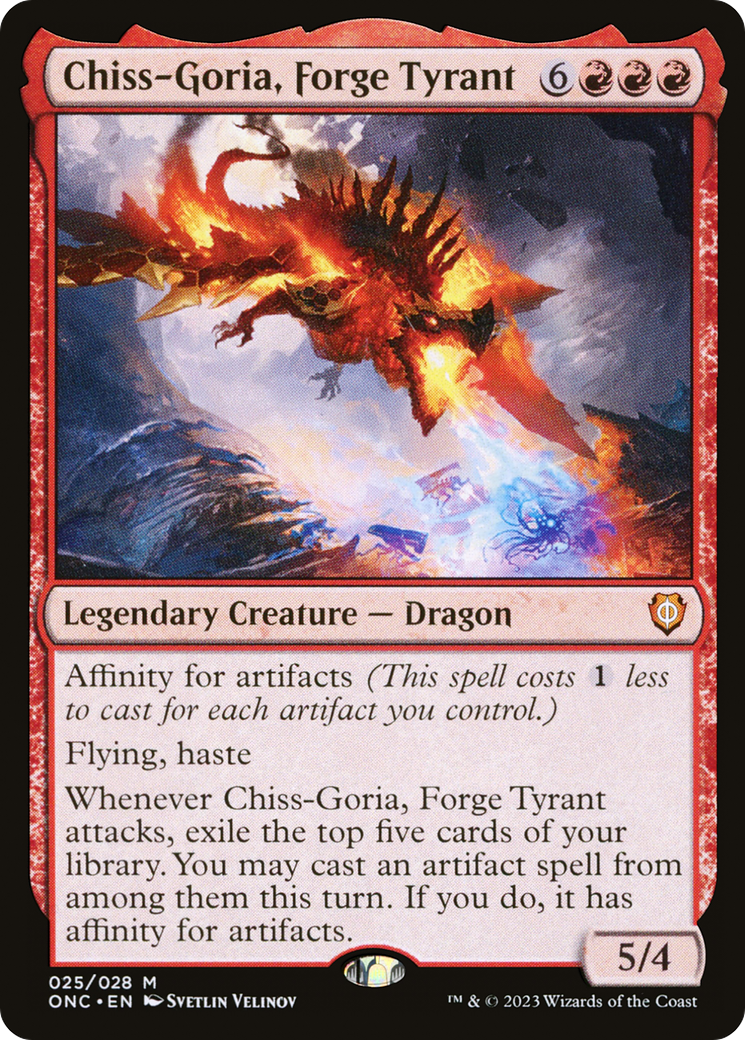 Chiss-Goria, Forge Tyrant [Phyrexia: All Will Be One Commander] | North Game Den