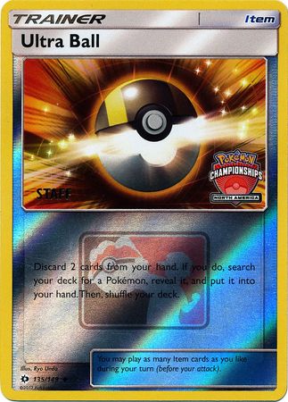 Ultra Ball (135/149) (NA Championship Promo Staff) [Sun & Moon: Base Set] | North Game Den