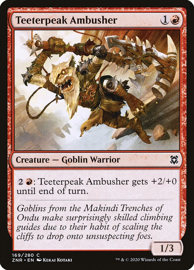 Teeterpeak Ambusher [Zendikar Rising] | North Game Den
