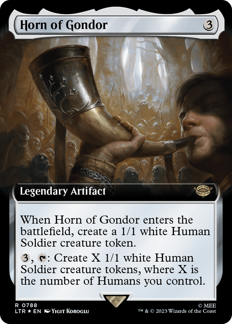 Horn of Gondor (Extended Art) (Surge Foil) [The Lord of the Rings: Tales of Middle-Earth] | North Game Den