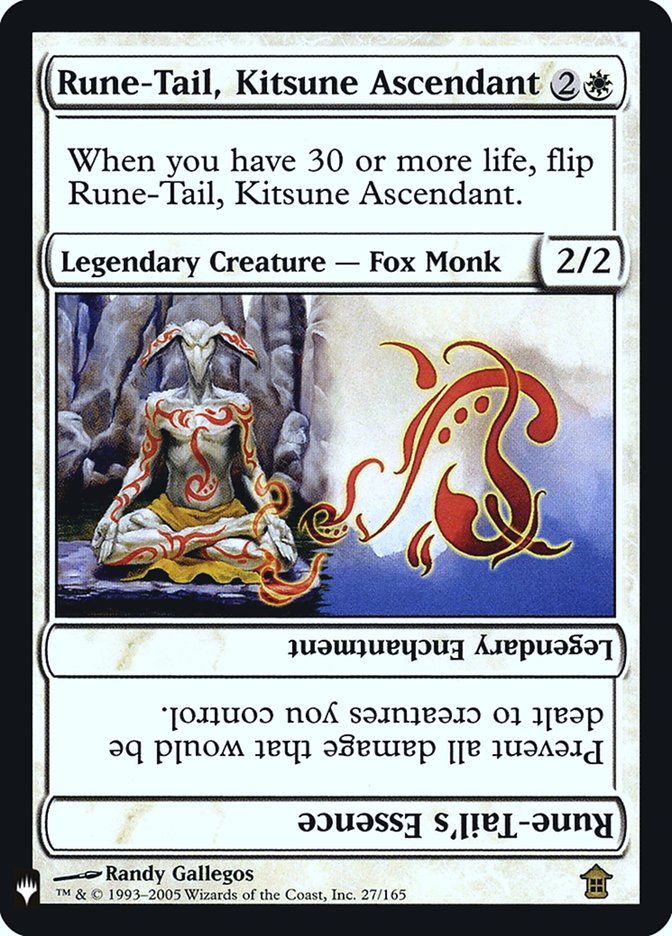 Rune-Tail, Kitsune Ascendant // Rune-Tail's Essence [Mystery Booster] | North Game Den