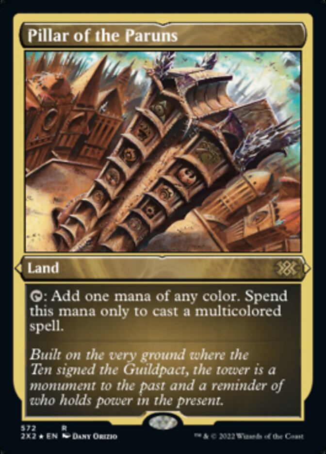 Pillar of the Paruns (Foil Etched) [Double Masters 2022] | North Game Den