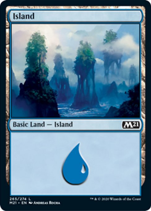 Island (265) [Core Set 2021] | North Game Den