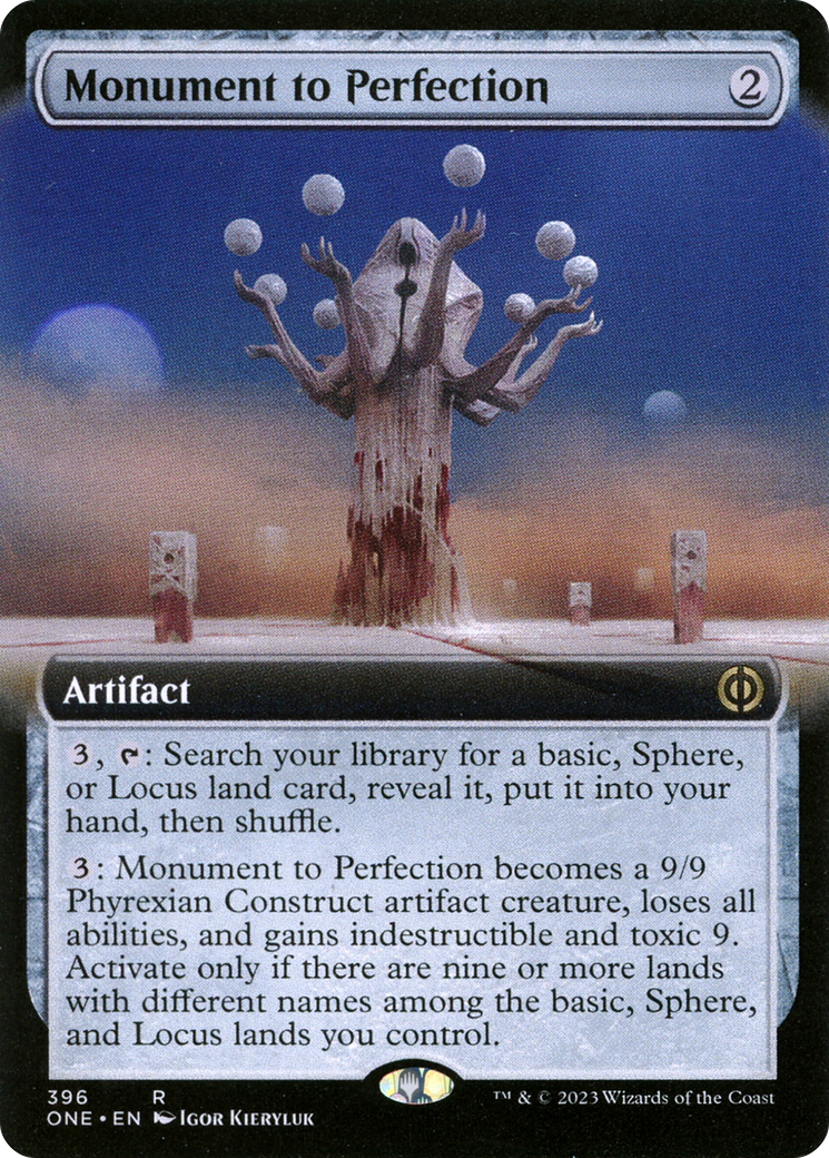 Monument to Perfection (Extended Art) [Phyrexia: All Will Be One] | North Game Den