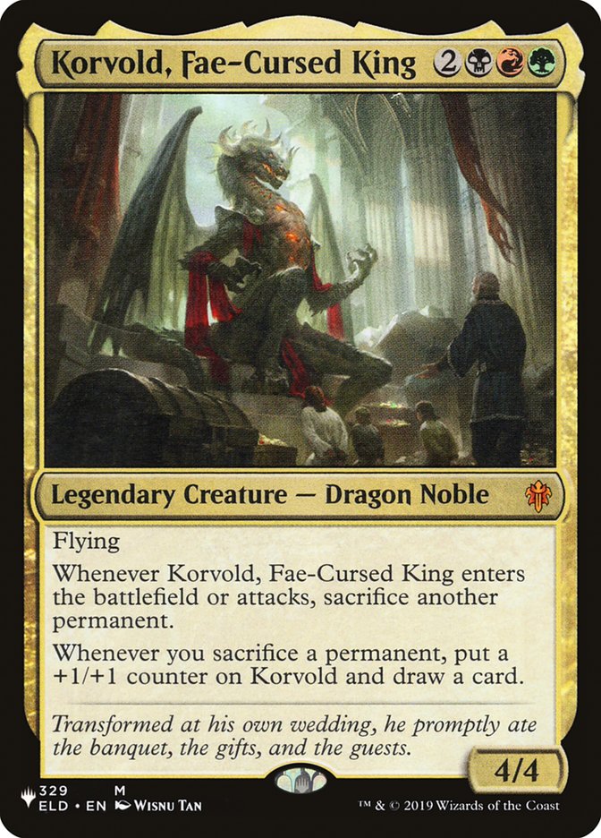Korvold, Fae-Cursed King [The List] | North Game Den