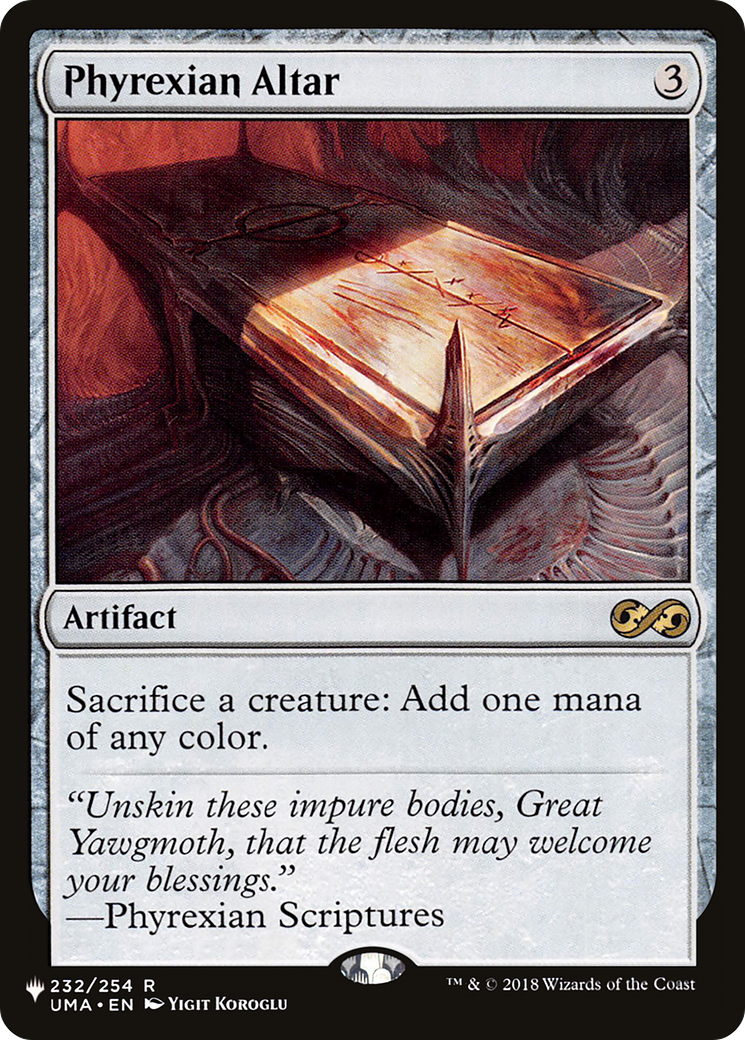 Phyrexian Altar [The List] | North Game Den