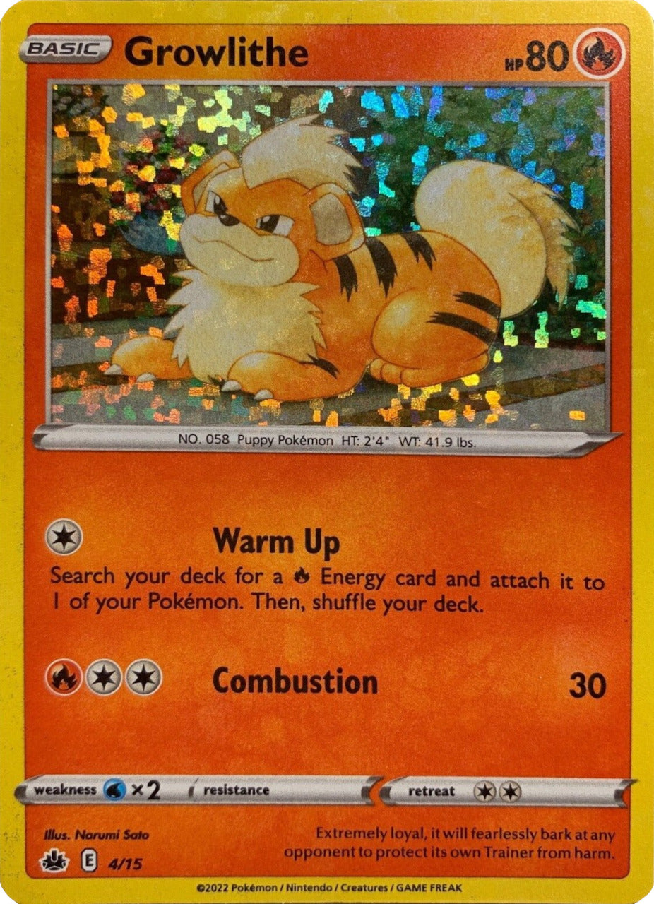 Growlithe (4/15) [McDonald's Promos: Match Battle] | North Game Den