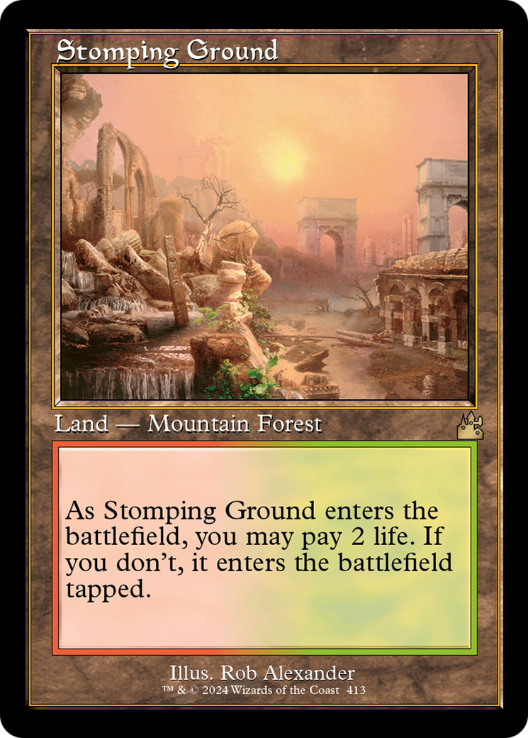 Stomping Ground (Retro) [Ravnica Remastered] | North Game Den