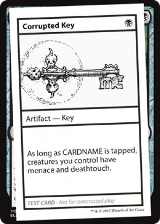 Corrupted Key (2021 Edition) [Mystery Booster Playtest Cards] | North Game Den