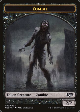 Zombie Token [Mythic Edition Tokens] | North Game Den