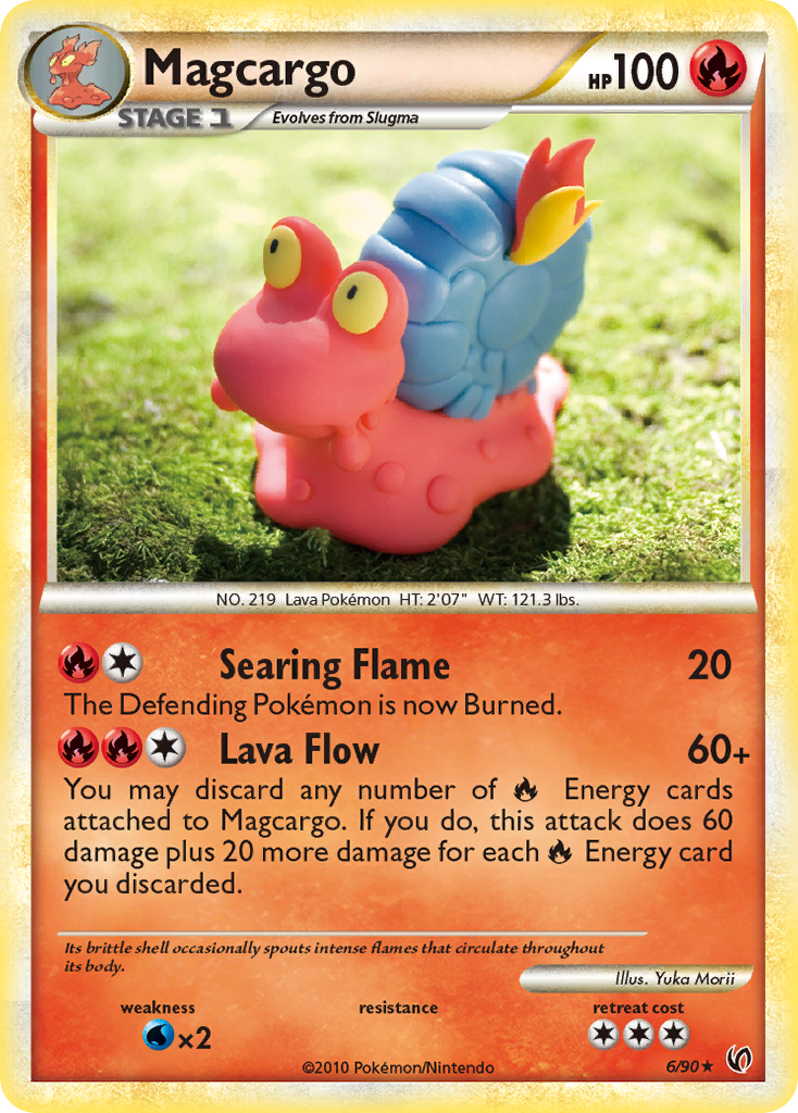 Magcargo (6/90) [HeartGold & SoulSilver: Undaunted] | North Game Den
