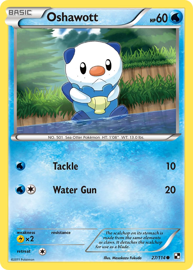 Oshawott (27/114) [Alternate Art Promos] | North Game Den