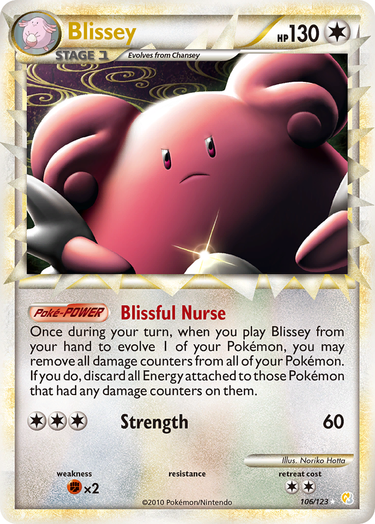 Blissey (106/123) [HeartGold & SoulSilver: Base Set] | North Game Den