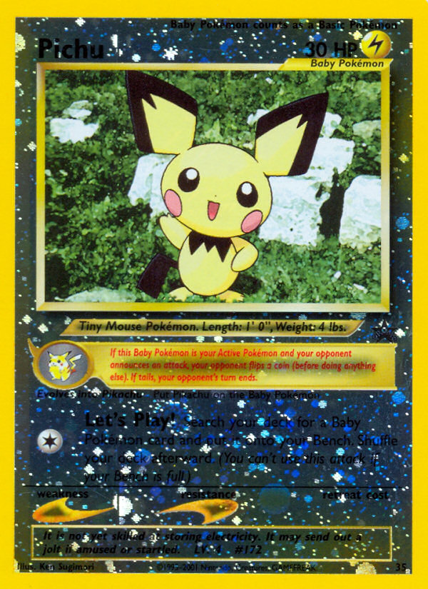 Pichu (35) [Wizards of the Coast: Black Star Promos] | North Game Den