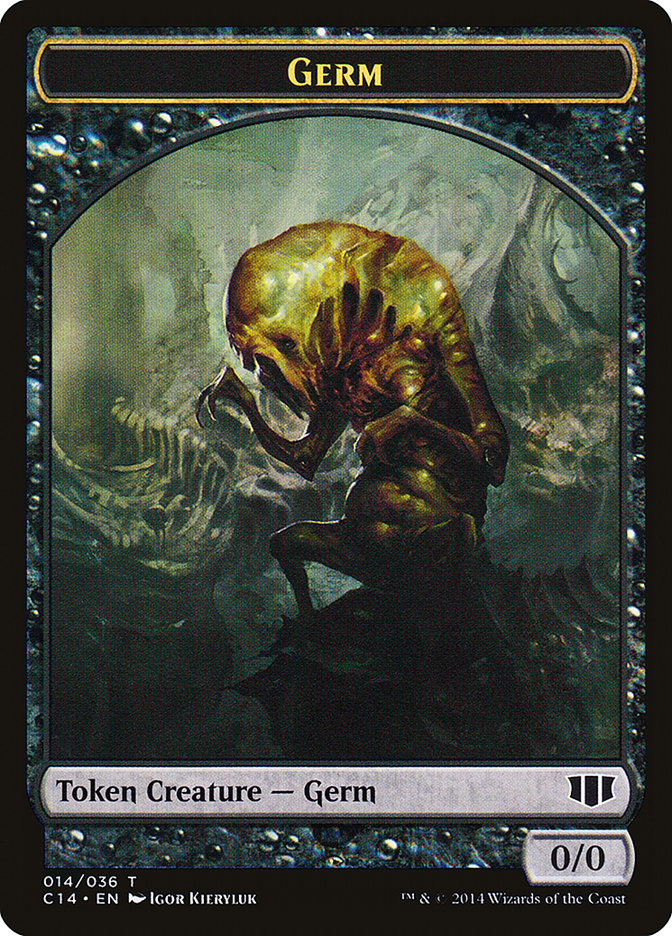 Stoneforged Blade // Germ Double-sided Token [Commander 2014 Tokens] | North Game Den