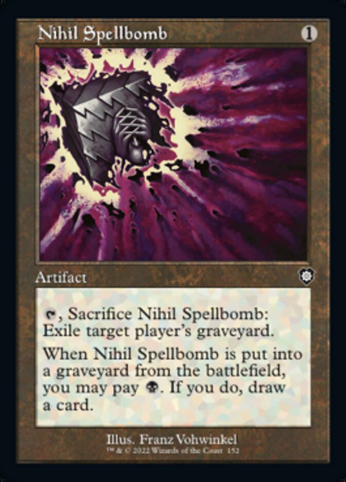 Nihil Spellbomb (Retro) [The Brothers' War Commander] | North Game Den