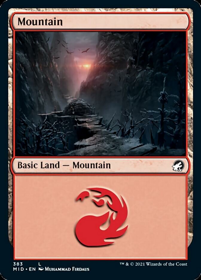 Mountain (383) [Innistrad: Midnight Hunt] | North Game Den