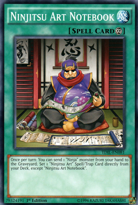 Ninjitsu Art Notebook [TDIL-EN081] Common | North Game Den