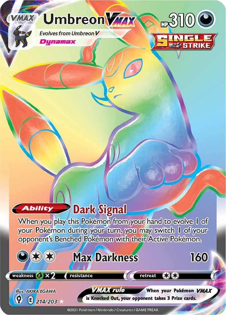 Umbreon VMAX (214/203) [Sword & Shield: Evolving Skies] | North Game Den