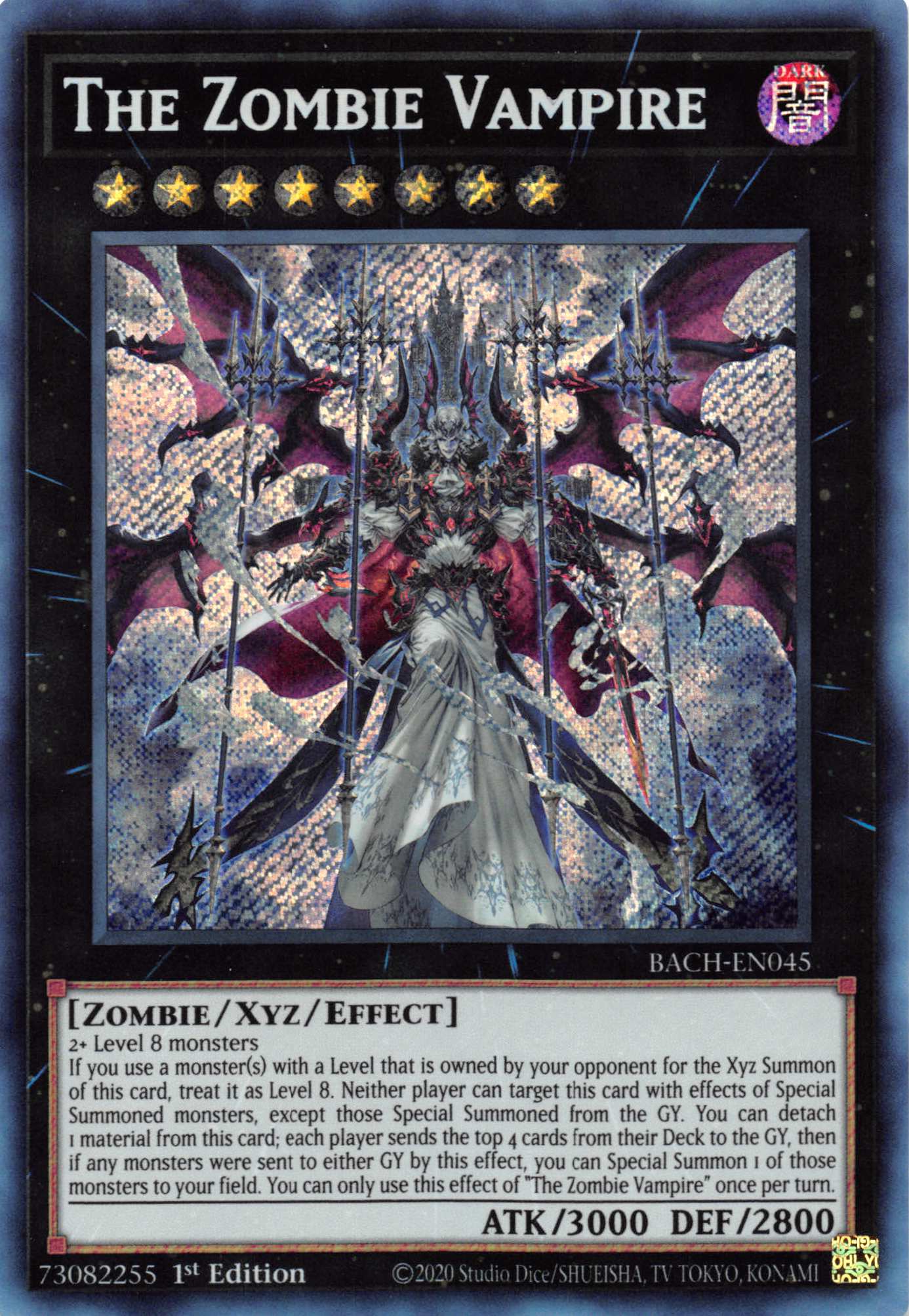 The Zombie Vampire [BACH-EN045] Secret Rare | North Game Den