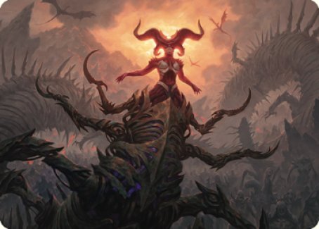 Sheoldred, the Apocalypse Art Card [Dominaria United Art Series] | North Game Den