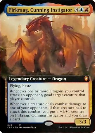 Firkraag, Cunning Instigator (Extended Art) [Commander Legends: Battle for Baldur's Gate] | North Game Den