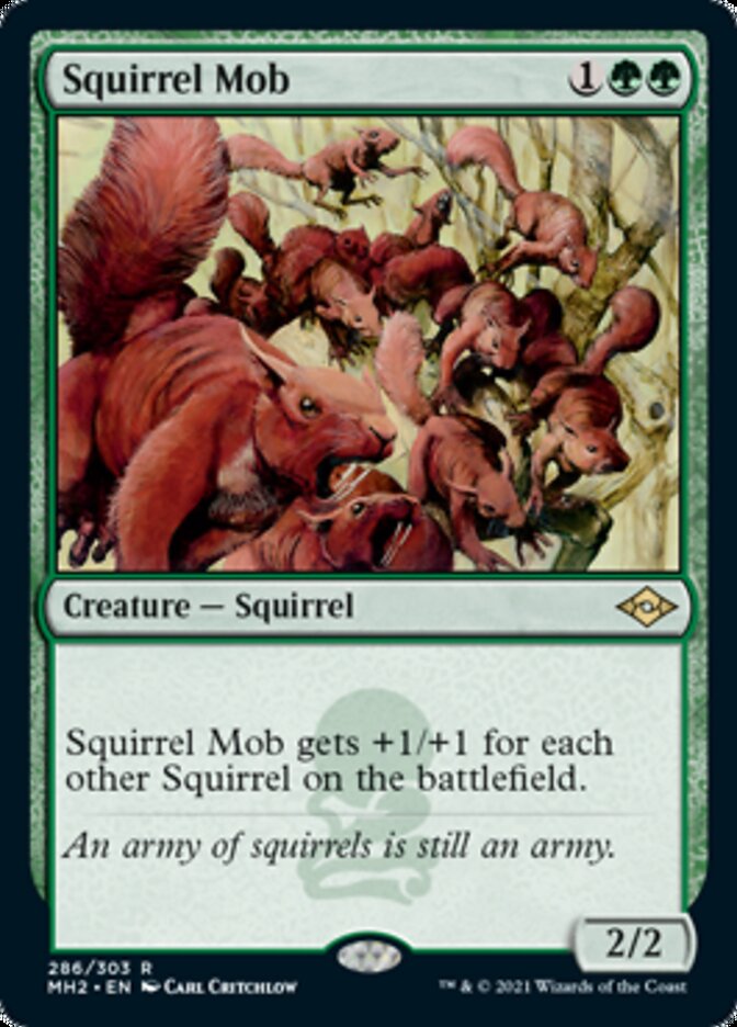Squirrel Mob (Foil Etched) [Modern Horizons 2] | North Game Den