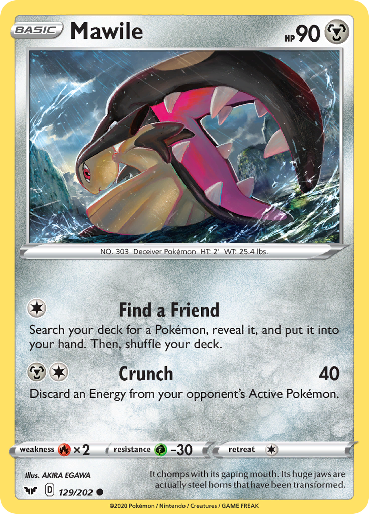 Mawile (129/202) [Sword & Shield: Base Set] | North Game Den