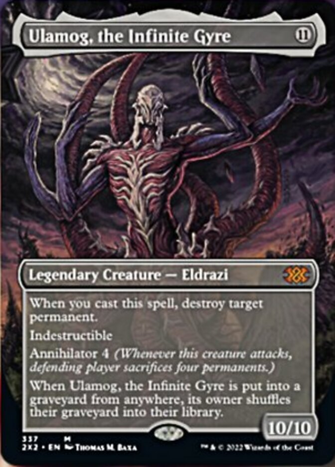 Ulamog, the Infinite Gyre (Borderless Alternate Art) [Double Masters 2022] | North Game Den