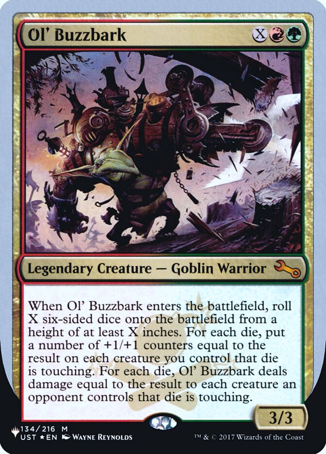 Ol' Buzzbark (Unfinity Foil Edition) [The List] | North Game Den