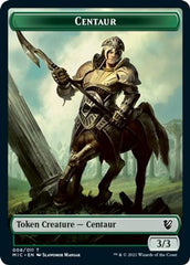 Centaur // Wolf Double-sided Token [Innistrad: Midnight Hunt Commander] | North Game Den