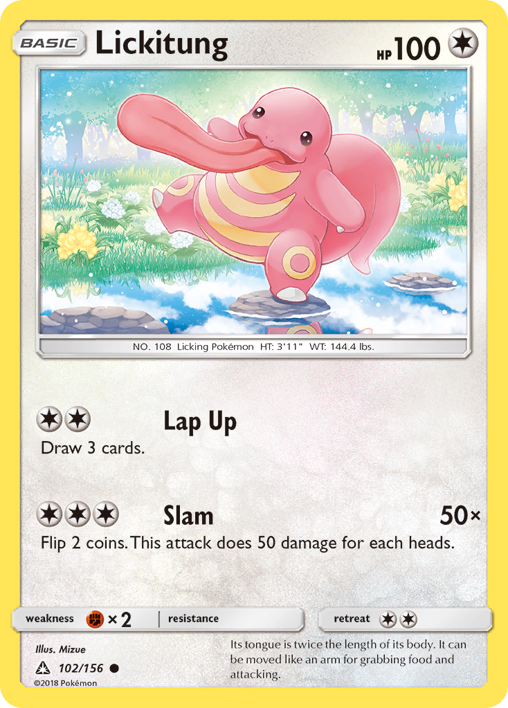 Lickitung (102/156) [Sun & Moon: Ultra Prism] | North Game Den