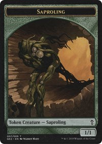 Saproling // Wurm Token [Ravnica Allegiance: Guild Kits] | North Game Den