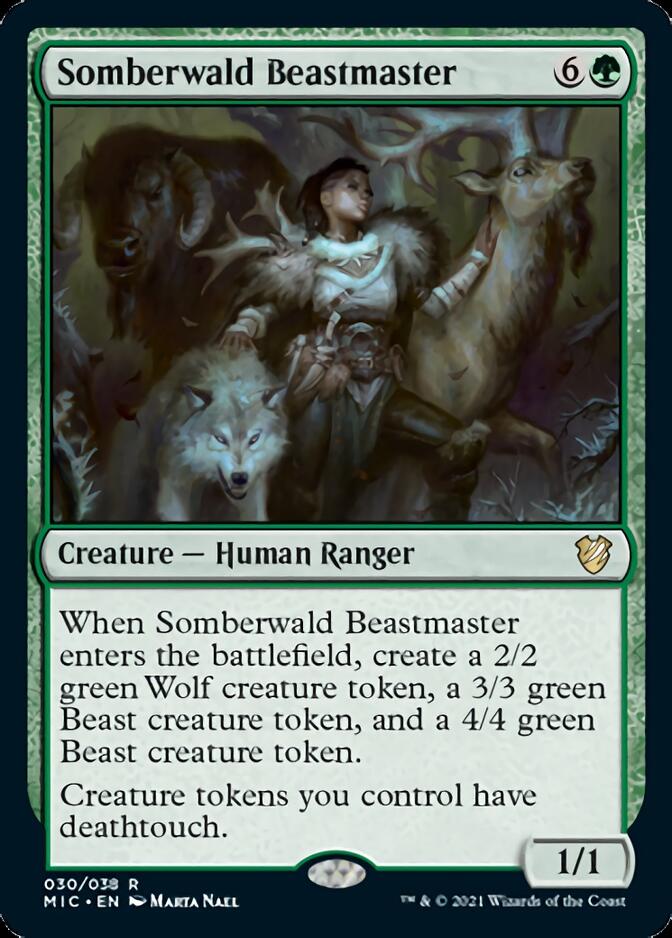 Somberwald Beastmaster [Innistrad: Midnight Hunt Commander] | North Game Den