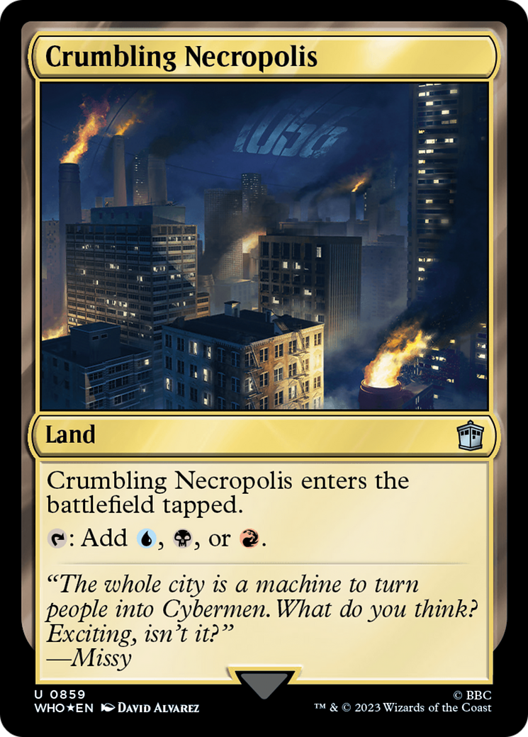 Crumbling Necropolis (Surge Foil) [Doctor Who] | North Game Den