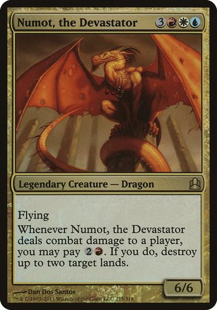 Numot, the Devastator (Oversized) [Commander 2011 Oversized] | North Game Den