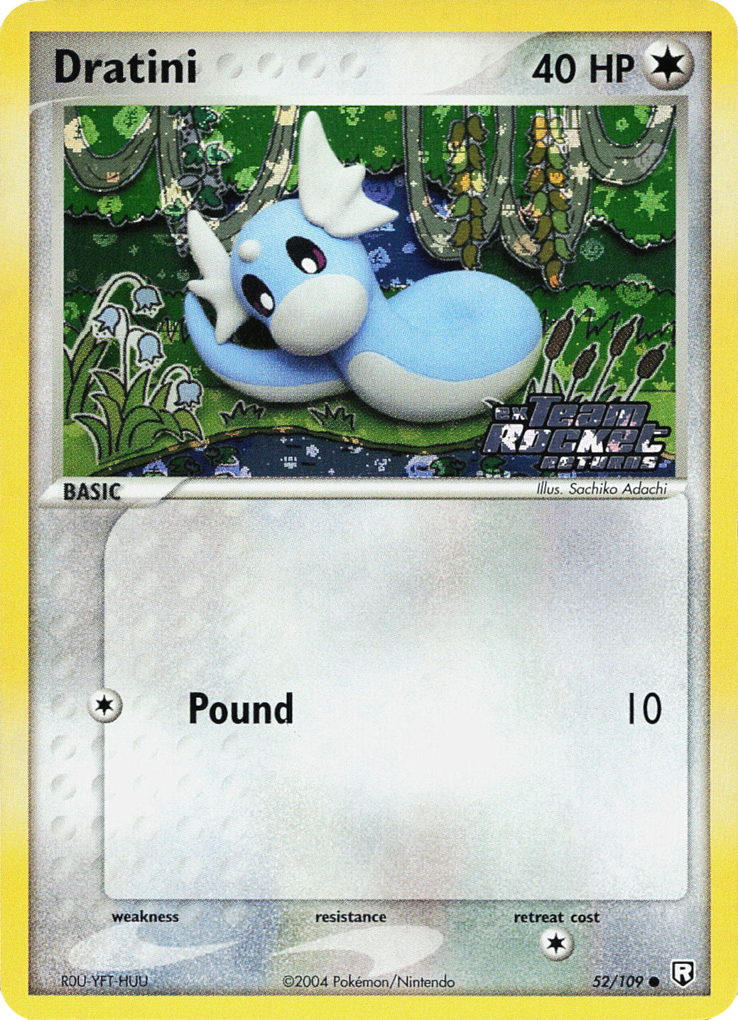 Dratini (52/109) (Stamped) [EX: Team Rocket Returns] | North Game Den