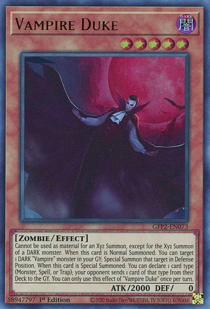 Vampire Duke [GFP2-EN073] Ultra Rare | North Game Den